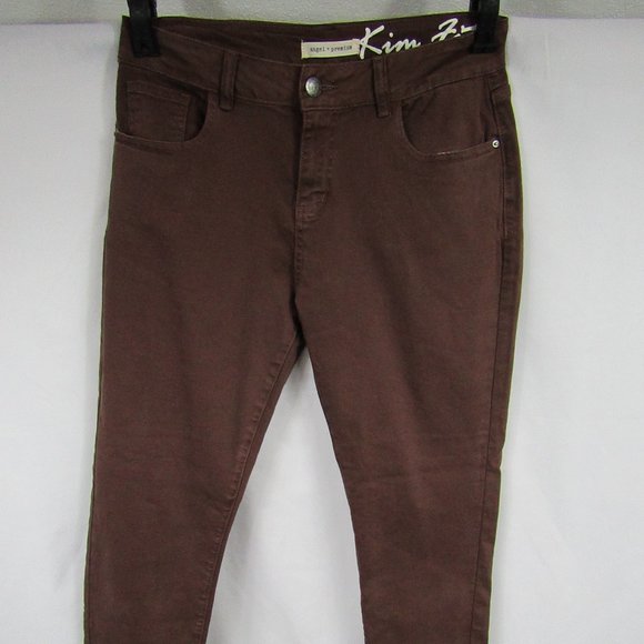 Angel+ Premium Denim - Women's | Angel + Premium | Kim Fit |  Straight Leg | Brown Jeans